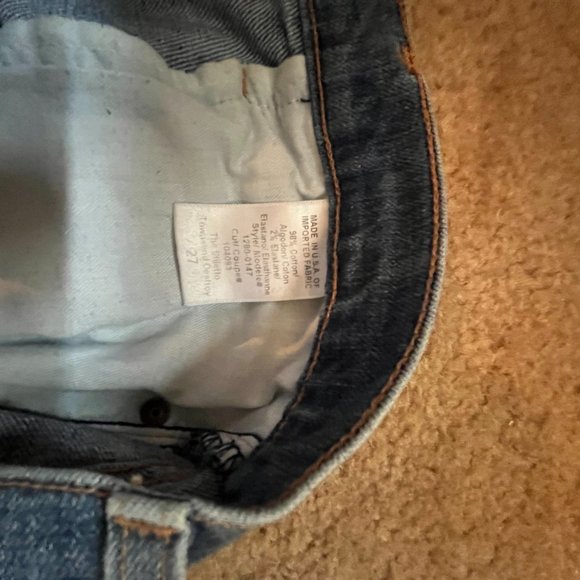 Current/Elliott The Stiletto Townsend Destroy Wash Skinny Jeans 27 - Picture 6 of 8